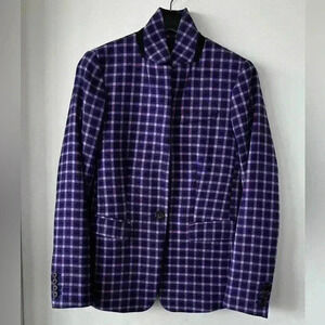 J. Crew Regent blazer in Pink/Blue plaid all season stretch